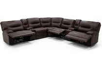 chrs brown mtn lth sectional piece zpkg  