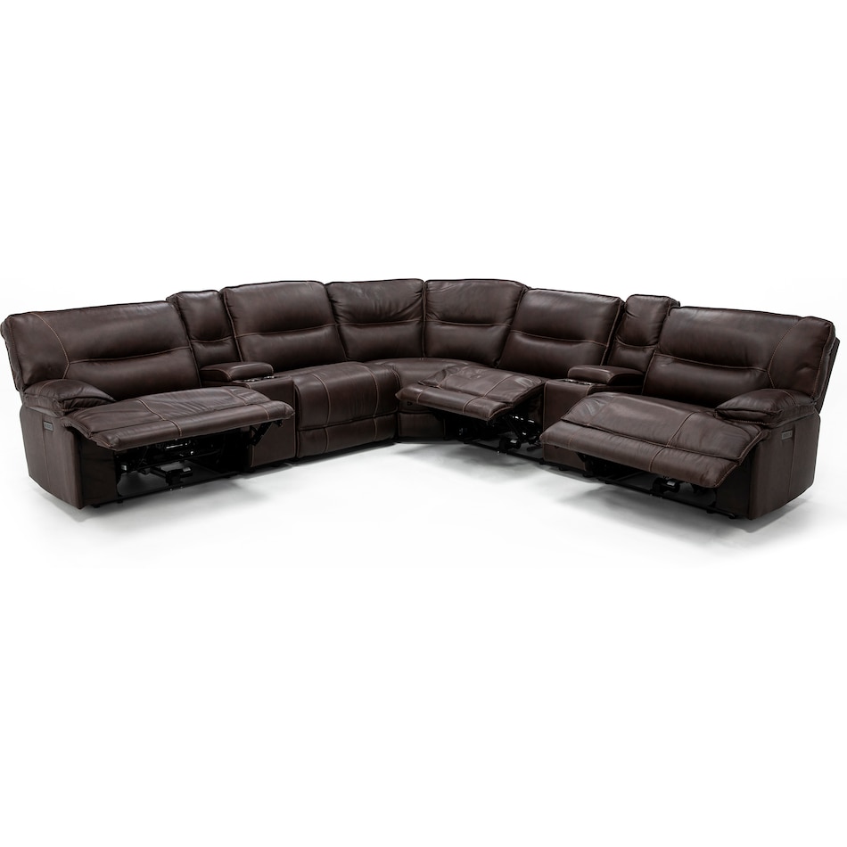 chrs brown mtn lth sectional piece zpkg  