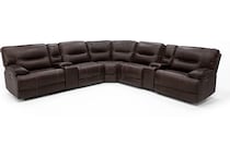 chrs brown mtn lth sectional piece zpkg  