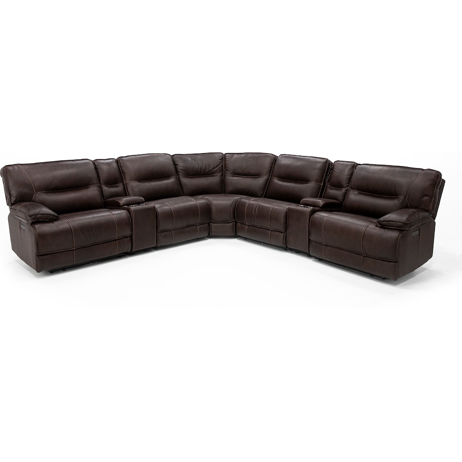 chrs brown mtn lth sectional piece zpkg  