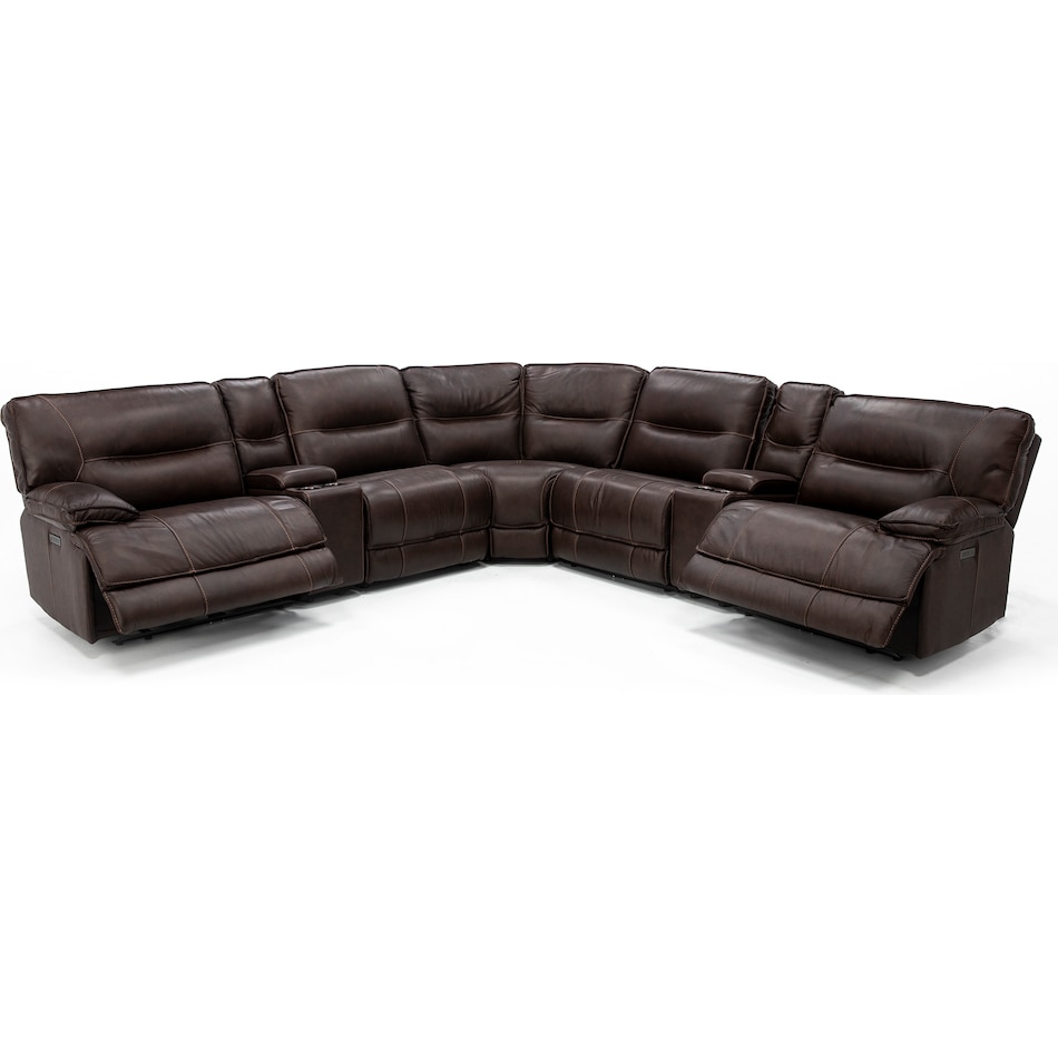 chrs brown mtn lth sectional piece zpkg  