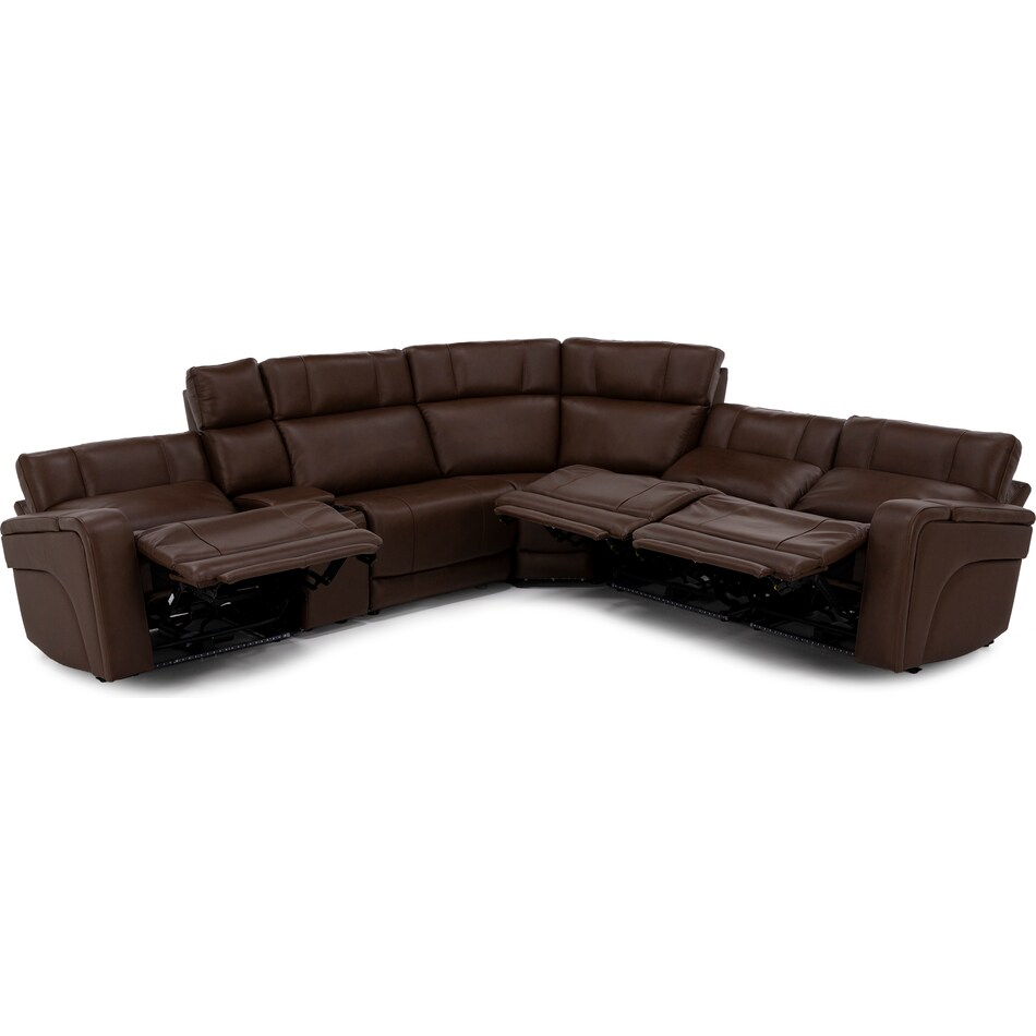 chrs brown mtn lth sectional piece zpkg  