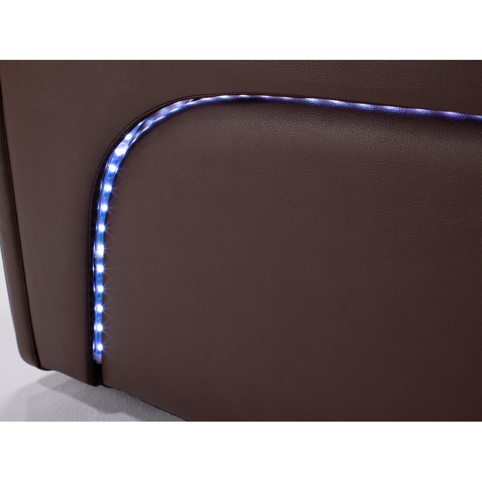 chrs brown mtn lth sectional piece zpkg  