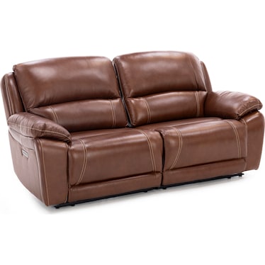 Laredo IV 2-Pc. Leather Power Headrest Reclining Loveseat