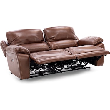 Laredo IV 2-Pc. Leather Power Headrest Reclining Loveseat