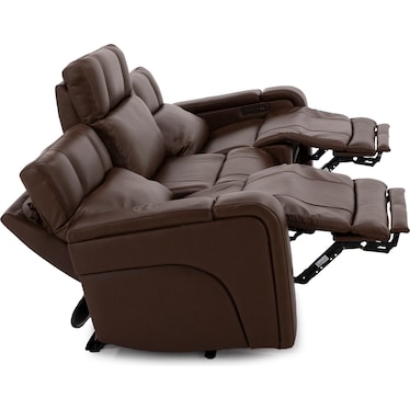 Blane 3-Pc. Leather Fully Loaded Zero Gravity Reclining Sofa With Immersive Audio