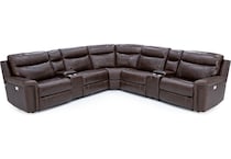 chrs brown mtn lth sectional piece pkg  