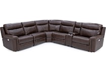 chrs brown mtn lth sectional piece pkg  