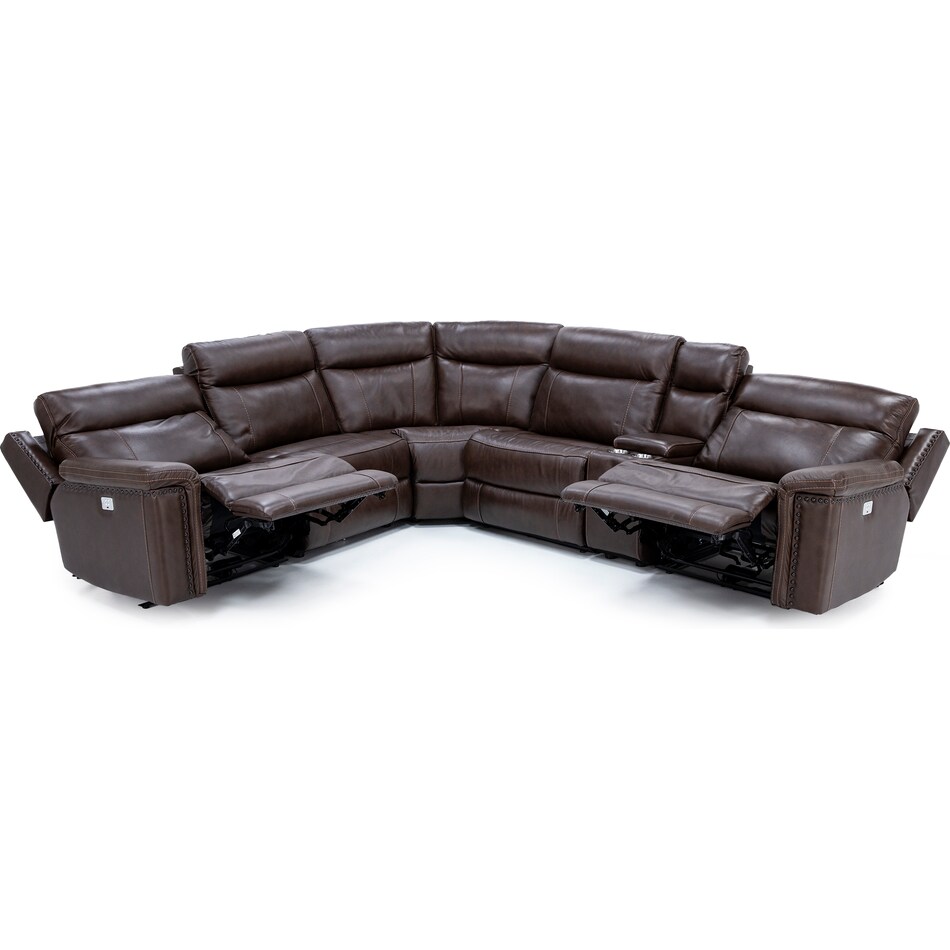 chrs brown mtn lth sectional piece pkg  