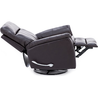 Fernando Leather Swivel Glider Recliner