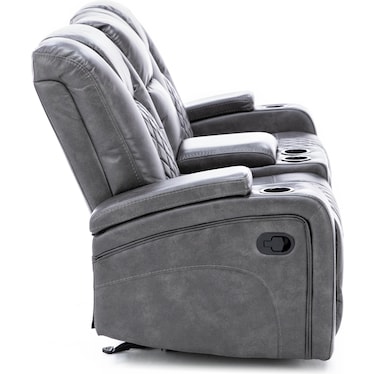 Applause Gliding Reclining Console Loveseat