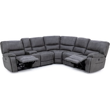 Turnkey 6-Pc. Power Reclining Modular