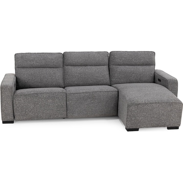 Beckett 3-Pc. Power Headrest Reclining Chaise Sofa