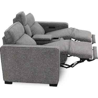 Beckett 3-Pc. Power Headrest Reclining Console Loveseat