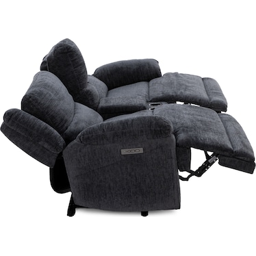 Lucie 3-Pc. Power Headrest Console Reclining Loveseat