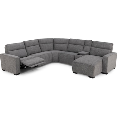 Beckett 6-Pc. Power Headrest Reclining Modular