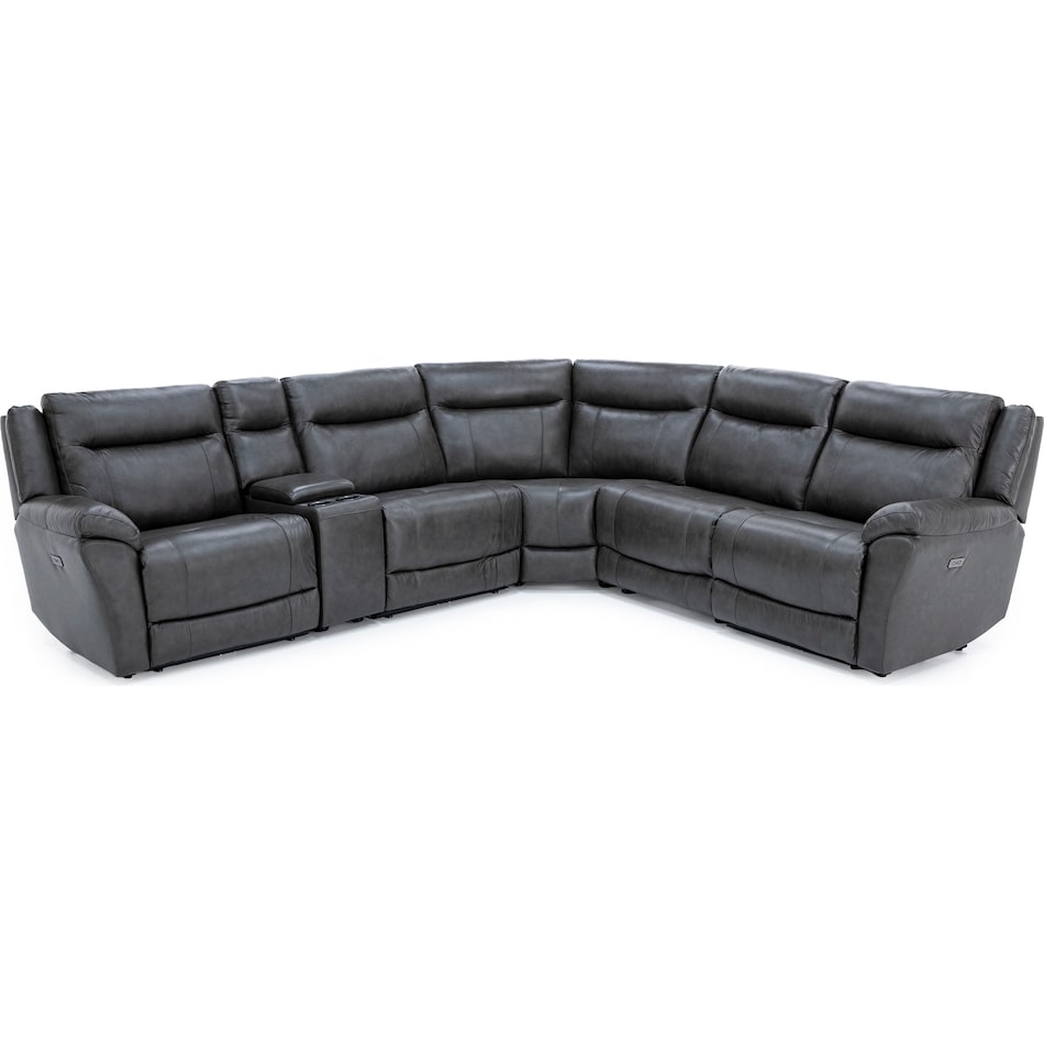 chrs grey mtn lth sectional piece zpkg