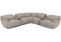 chrs grey mtn lth sectional piece pkg  