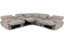 chrs grey mtn lth sectional piece pkg  