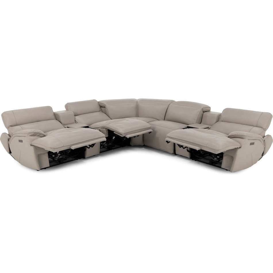 chrs grey mtn lth sectional piece pkg  