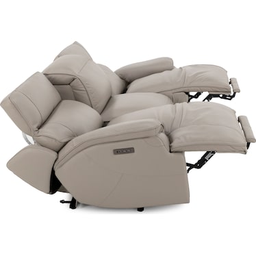 Carrie 3-Pc. Leather Zero Gravity Power Headrest Reclining Sofa
