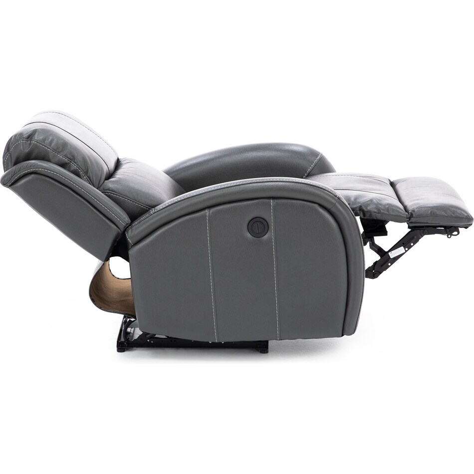 chrs grey recliner   