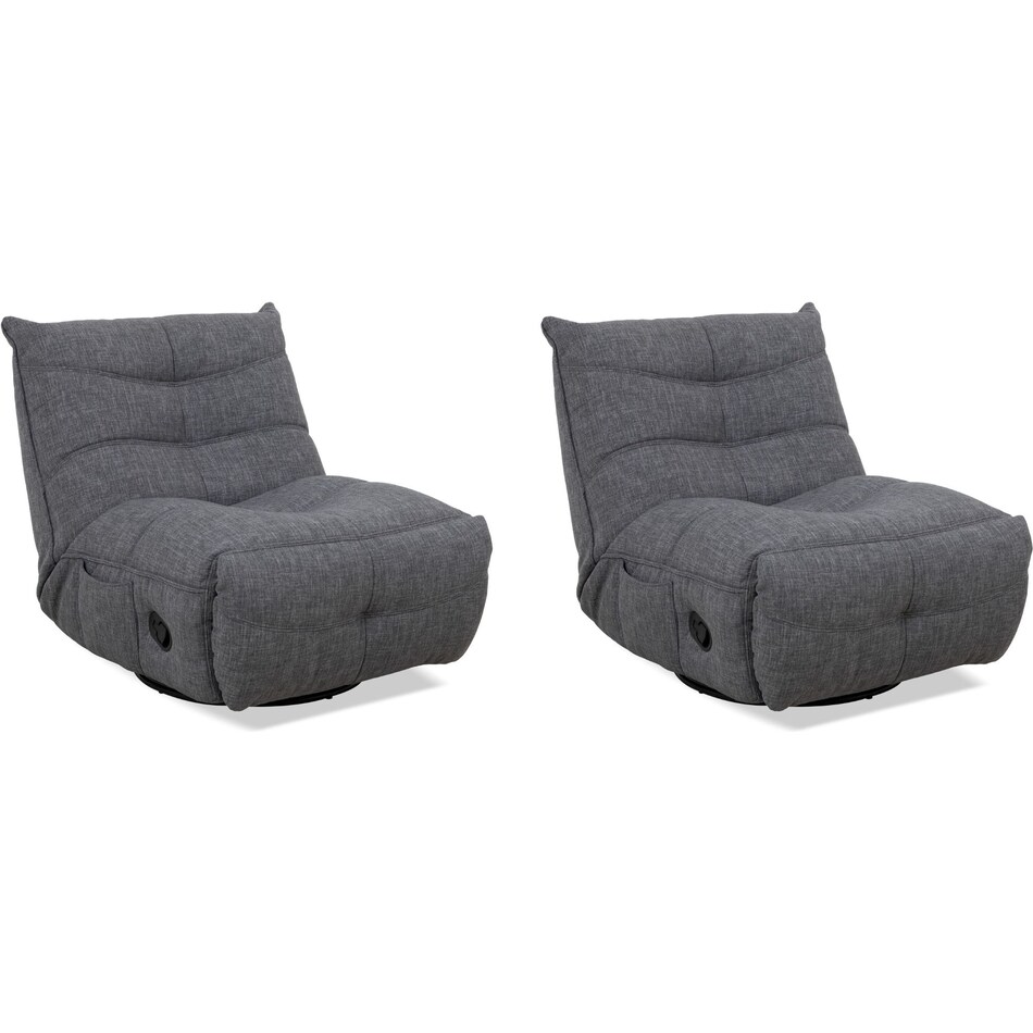 chrs grey recliner zpkg  