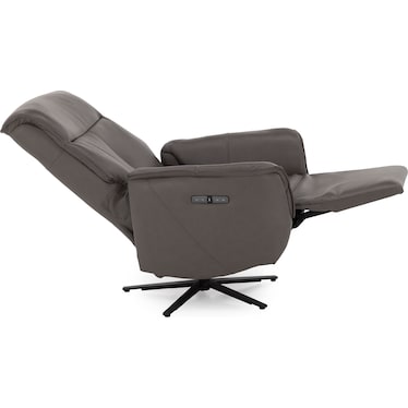 Astra Leather Power Swivel Recliner