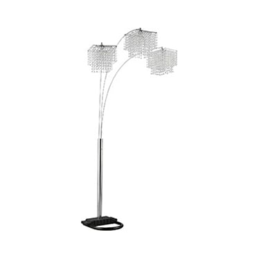 Bling Floor Arc Lamp 84"H