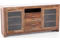 coast to coast imports llc brown buffet server sideboard   