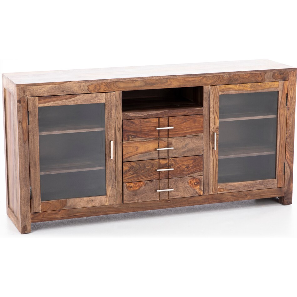 coast to coast imports llc brown buffet server sideboard   