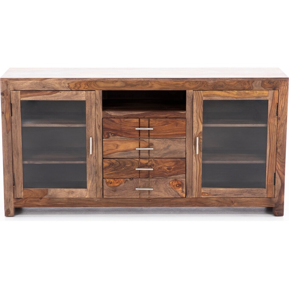 coast to coast imports llc brown buffet server sideboard   