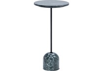 coast to coast imports llc green chairside table jude  