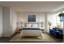 colr blue floor lamp   