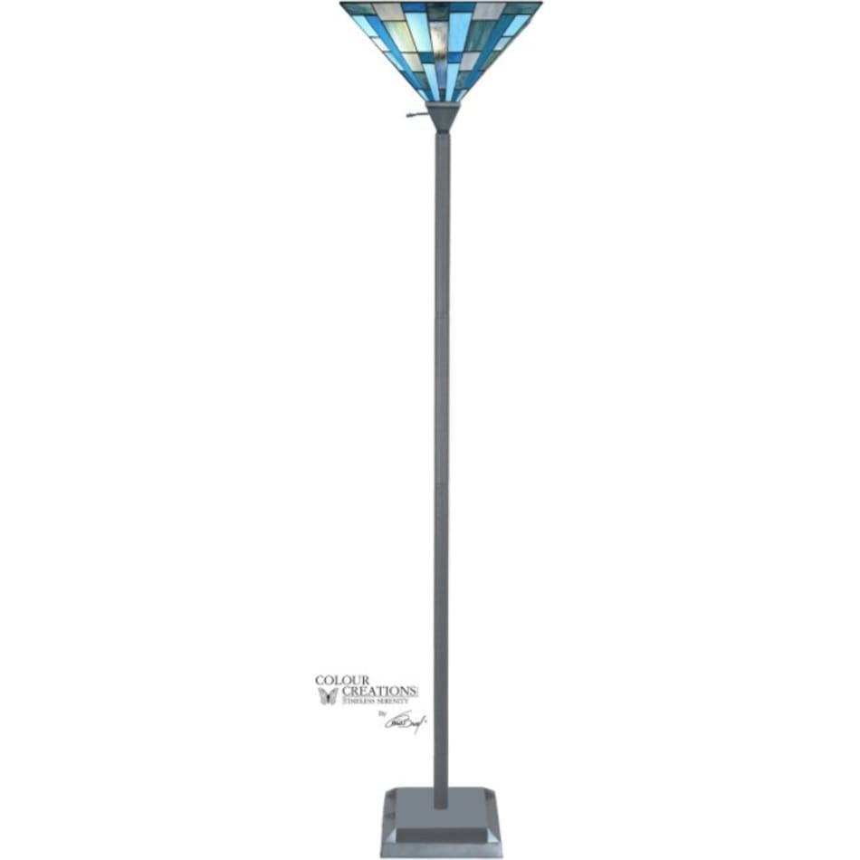 colr blue torchiere   