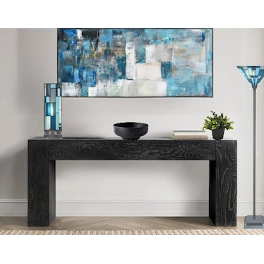 Blue Tiffany-Style Torchiere 72"H