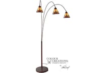 colr brown arc lamp pkg  