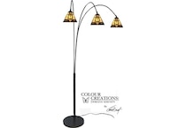colr brown arc lamp pkg  