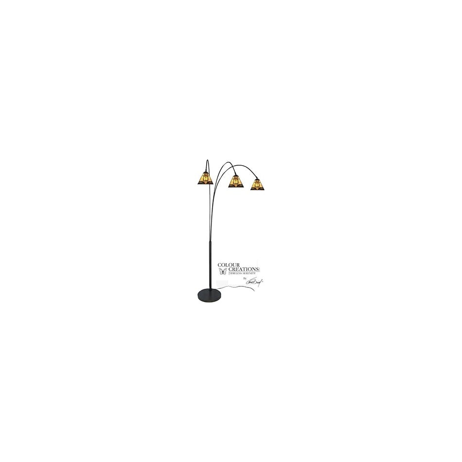 colr brown arc lamp pkg  