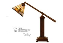 colr brown desk lamp   