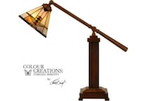 colr brown desk lamp   