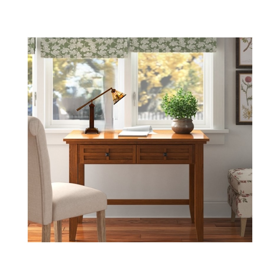 colr brown desk lamp   