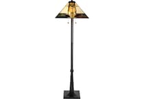 colr brown floor lamp   