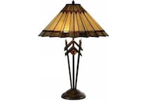 colr brown table lamp   