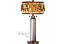 colr brown table lamp   