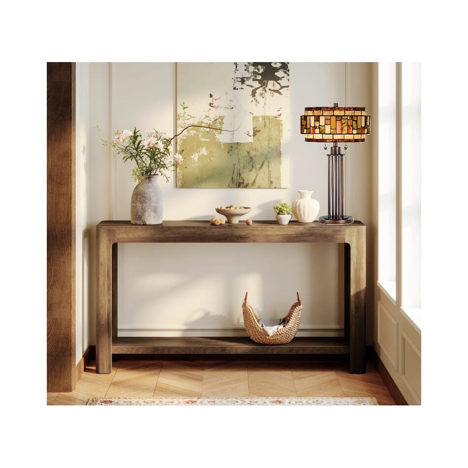 colr brown table lamp   