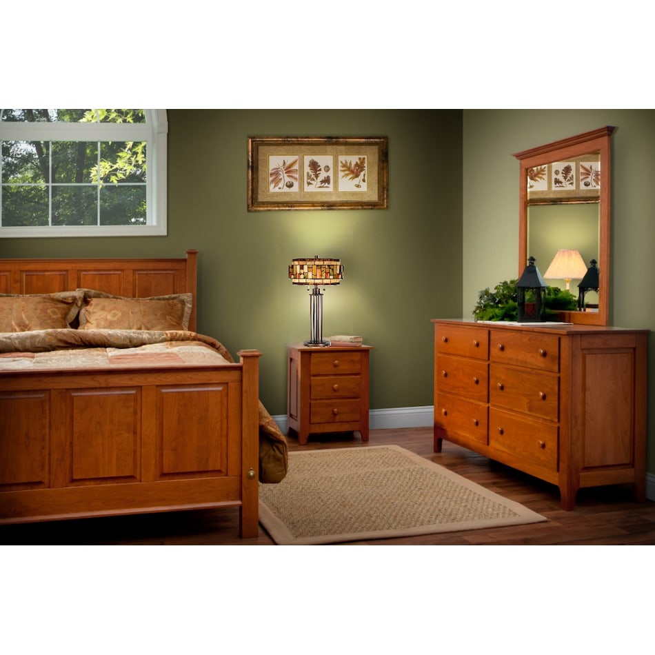 colr brown table lamp   