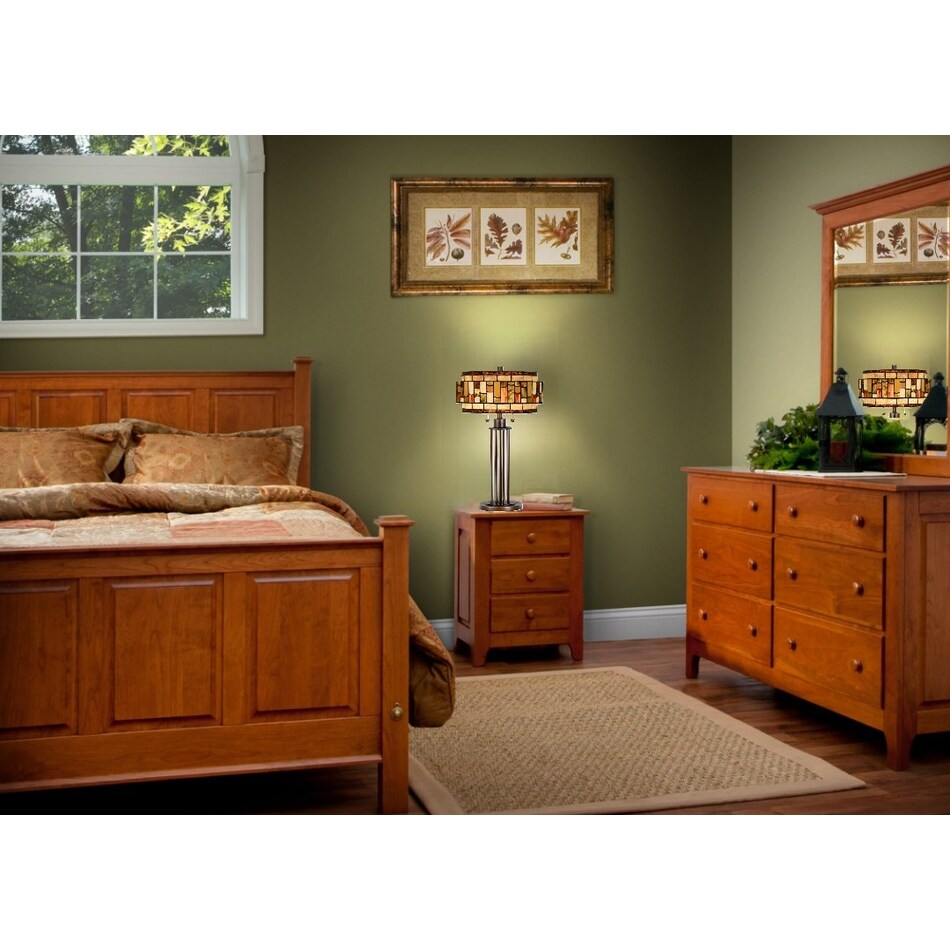 colr brown table lamp   