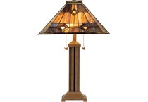 colr brown table lamp   