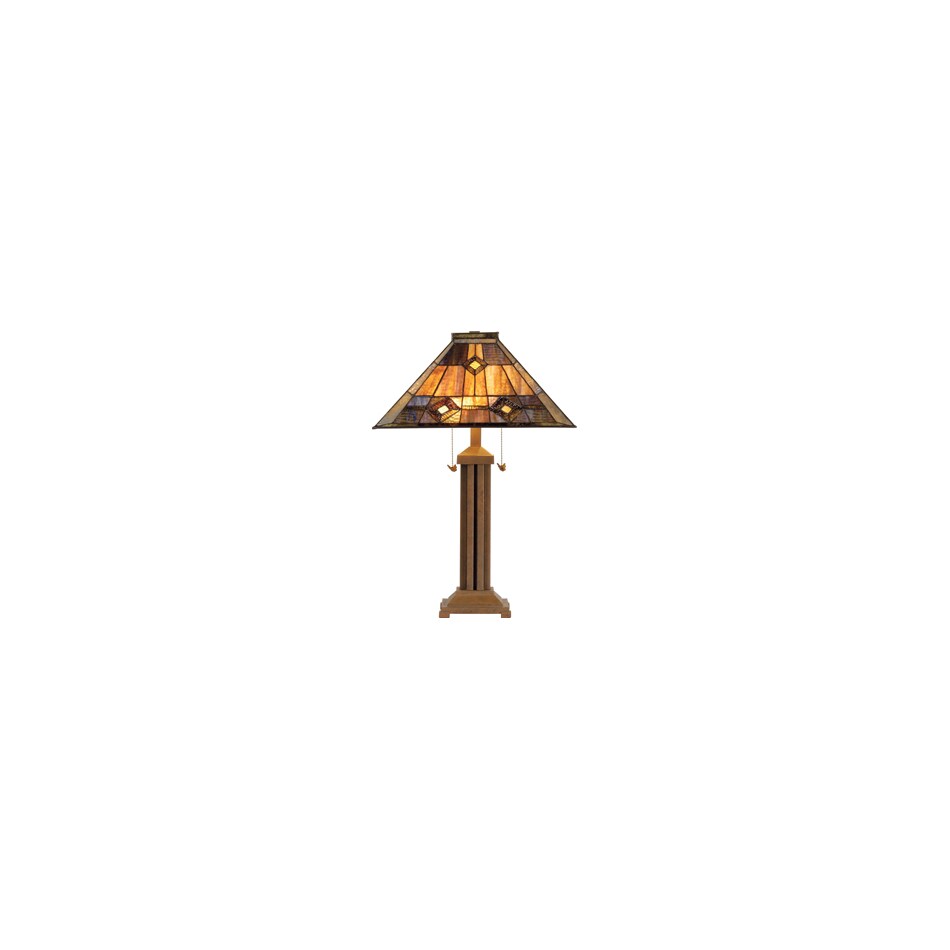colr brown table lamp   